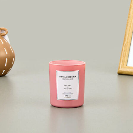 Le Jardin Vanilla Bourbon Kokulu Mum - Pembe - 120 gr