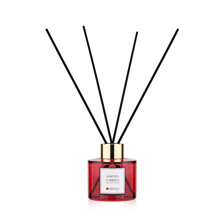 Deco Sakura Garden Çubuklu Oda Kokusu - Kırmızı - 100 ml