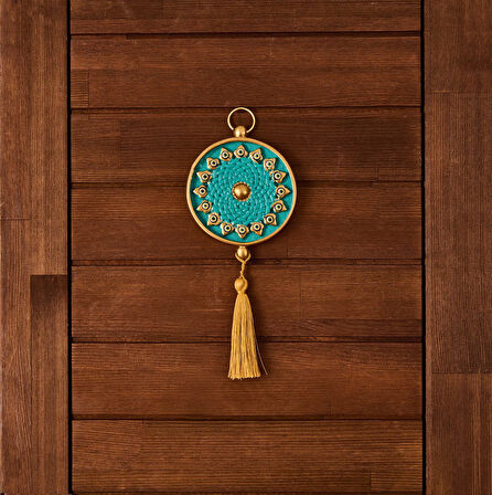 Deco Nazarlık - Turkuaz - 15x30 cm