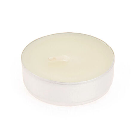 25'li Tealight Mum - Beyaz - 3,8 cm