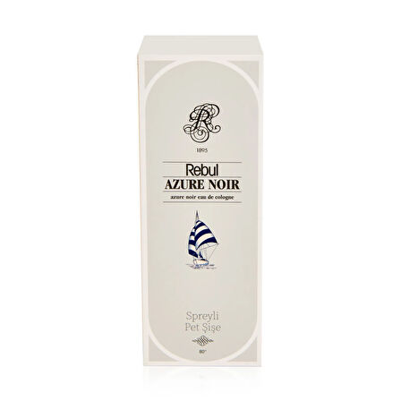 Azur Noir Kolonya - Şeffaf - 125 ml