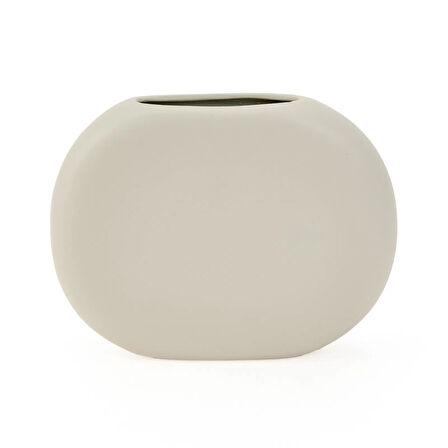 Home & Decor Sydney Vazo - Gri - 17 cm