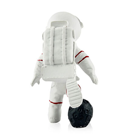 Deco Mini Oyuncu Astronot Dekoratif Obje - Beyaz - 14x10x8 cm
