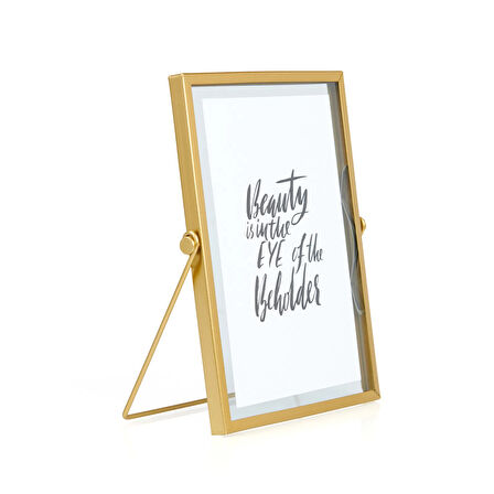 Metal Çerçeve - Gold - 13x18 cm