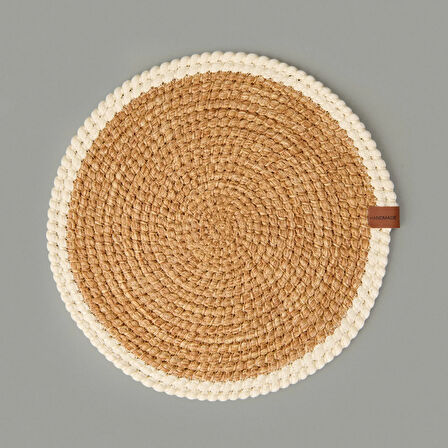 Soft Ruby Amerikan Servis - Bej - 33x33 cm