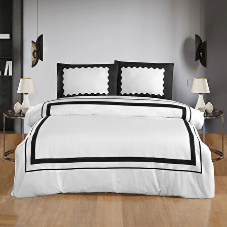 Soft Blanco Çift Kişilik Nevresim Takımı - Beyaz