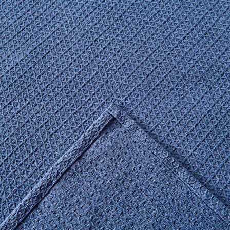 Soft Maris Çift Kişilik Pike - Lacivert - 200x220 cm