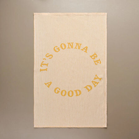 Soft Good Day Kurulama Bezi - Sarı - 40x60 cm