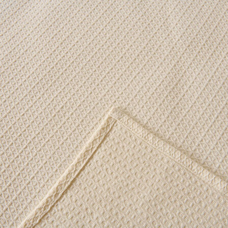 Soft Luna Çift Kişilik Pike - Krem - 200x220 cm