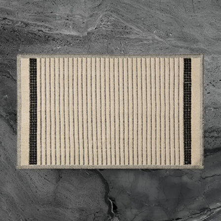 Soft Linya 2'li Banyo Paspası - Ekru - 60x100 cm + 50x60 cm