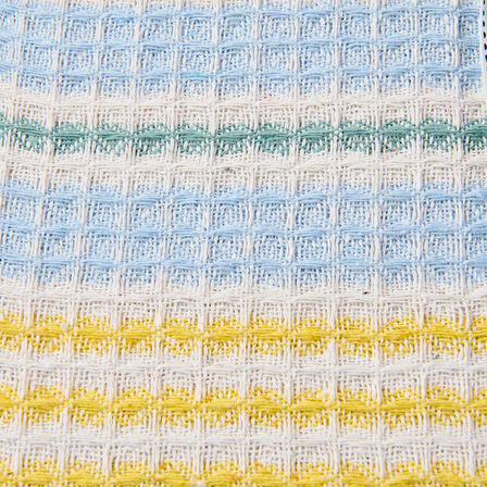 Soft Radiant Tek Kişilik Pike - Ekru / Mavi - 160x230 cm