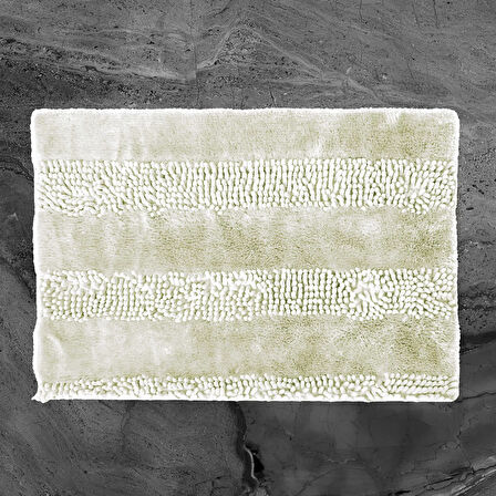 Soft Line 2'li Banyo Paspası - Krem - 60x90 cm + 45x60 cm