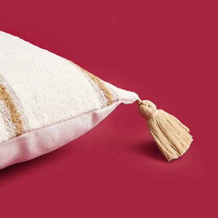 Soft Palm Breeze Adis Kırlent - Ekru - 45x45 cm