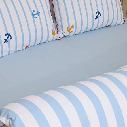 Soft Marina Çift Kişilik Nevresim Takımı - Beyaz