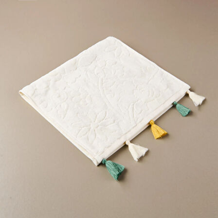 Soft Granny Summer Flos El Havlusu - Ekru - 30x50 cm