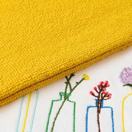 Soft Flo 2'li Mutfak Havlusu - Renkli - 40x60 cm