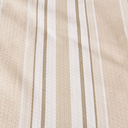 Soft Verano Tek Kişilik Pike Takımı - Krem / Bej