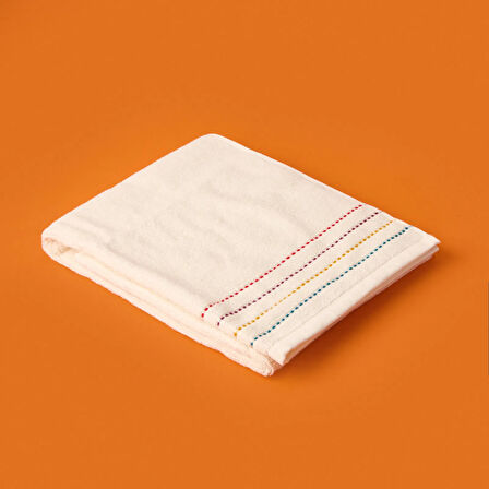 Soft Bead Yüz Havlusu - Bej - 50x90 cm