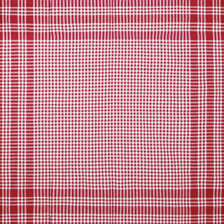 Soft Ekoseli Piknik Örtüsü - Kırmızı - 165x165 cm