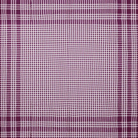 Soft Ekoseli Piknik Örtüsü - Bordo - 165x165 cm
