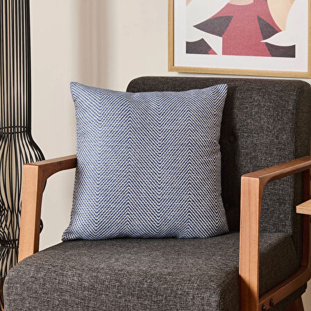 Soft Aldo Kırlent - Mavi - 50x50 cm