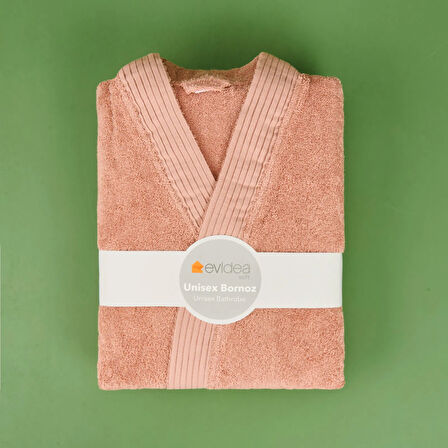 Soft Premium Unisex Bornoz - Gülkurusu - S / M