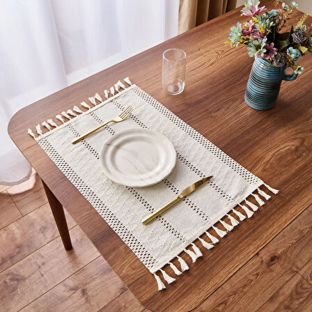 Soft Castel 2'li Amerikan Servis - Beyaz - 30x55 cm