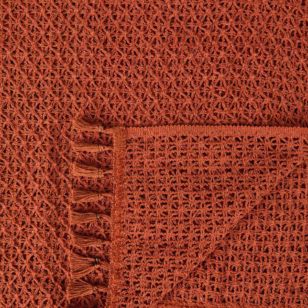 Soft Santa Runner - Kiremit - 35x145 cm