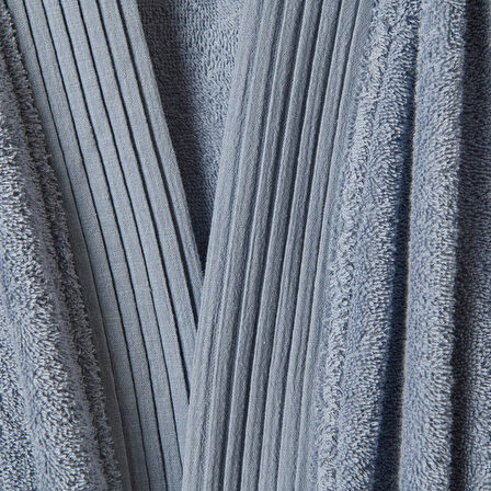 Soft Premium Unisex Bornoz - Mavi - L / XL