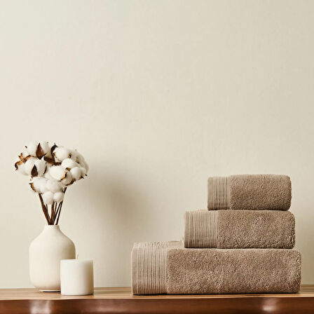 Soft Premium El Havlusu - Bej - 30x50 cm