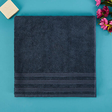 Soft Amor Banyo Havlusu - Antrasit - 70x140 cm