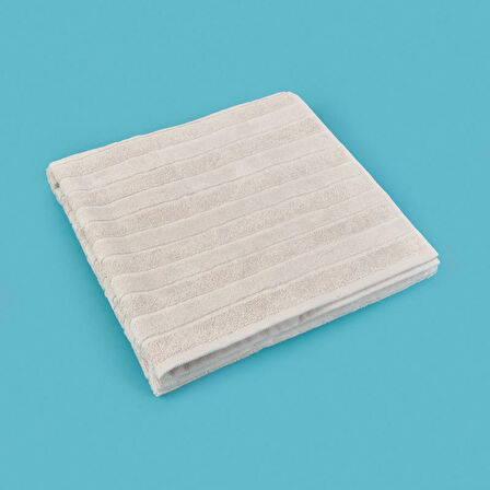 Soft Kadife Banyo Havlusu - Gri - 70x140 cm