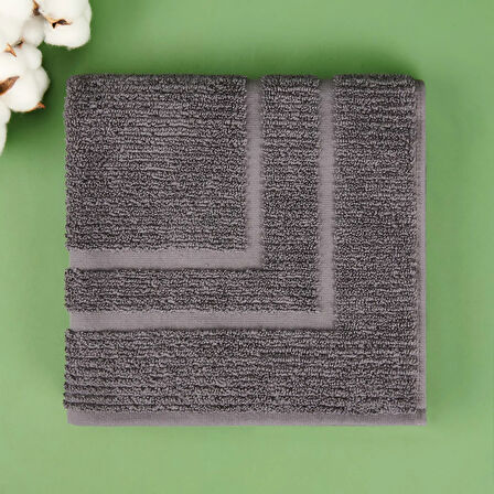Soft Premium Ayak Havlusu - Antrasit - 50x70 cm