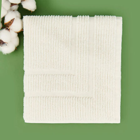 Soft Premium Ayak Havlusu - Beyaz - 50x70 cm