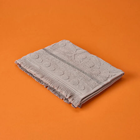 Soft Zeleno Yüz Havlusu - Gri - 50x70 cm