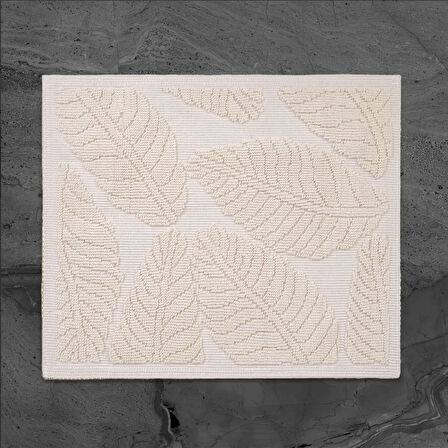 Soft Big Barg 2'li Banyo Paspası - Ekru - 60x100 cm + 50x60 cm