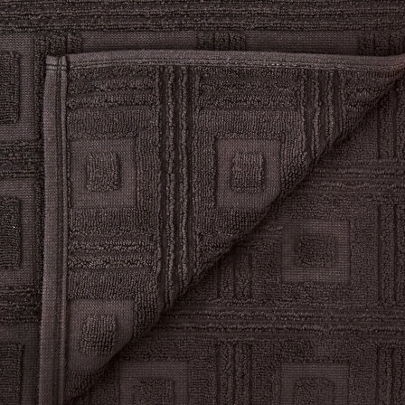 Soft Kybele Ayak Havlusu - Siyah - 50x80 cm