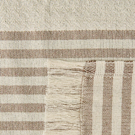 Soft Natürel Koltuk Örtüsü - Ekru - 180x210 cm