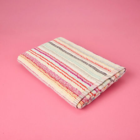 Soft İpliği Boyalı Banyo Havlusu - Asorti - 70x140 cm