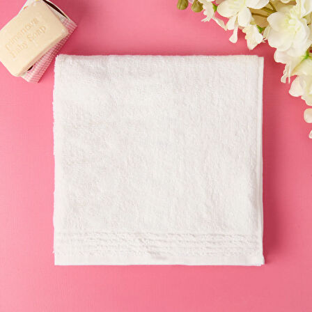 Soft Fly Ayak Havlusu - Beyaz - 50x70 cm