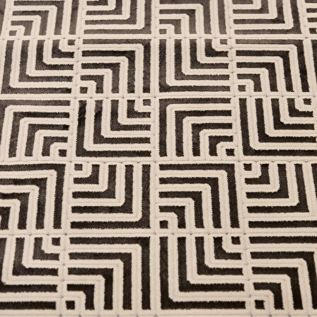 Soft Vulga Halı - Antrasit - 80x150 cm