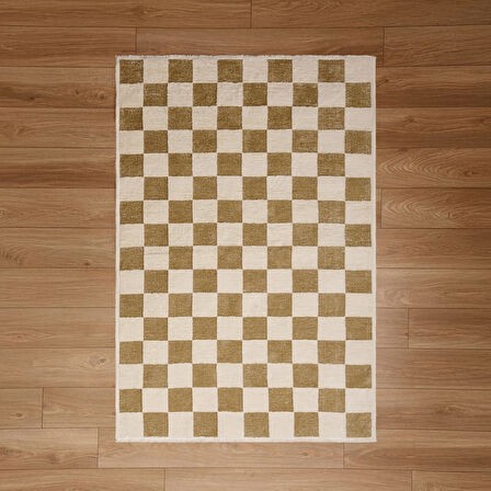 Soft Skard Dekoratif Halı - Bej - 120x180 cm