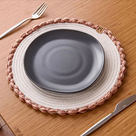 Soft Laetus Amerikan Servis - Ekru - 33x33 cm