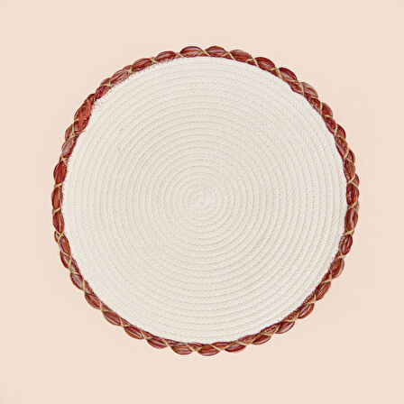 Soft Laetus Amerikan Servis - Ekru - 33x33 cm