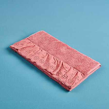 Soft Fırfırlı El Havlusu - Gülkurusu - 30x50 cm