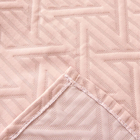 Soft Anka Çift Kişilik Yatak Örtüsü - Pembe - 240x260 cm