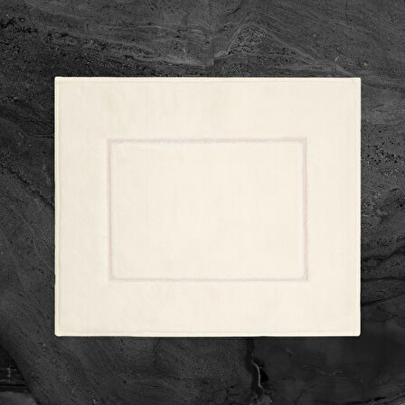 Soft Pete 2'li Banyo Paspası - Beyaz - 60x100 cm + 50x60 cm