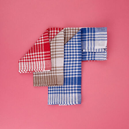 Soft 3'lü Kurulama Bezi - Asorti - 40x60 cm