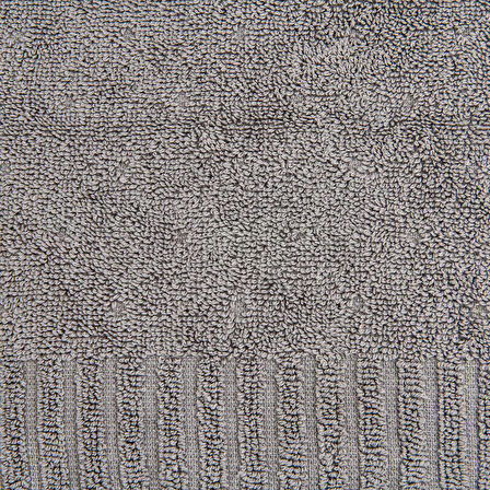 Soft Patte Banyo Havlusu - Gri - 70x140 cm