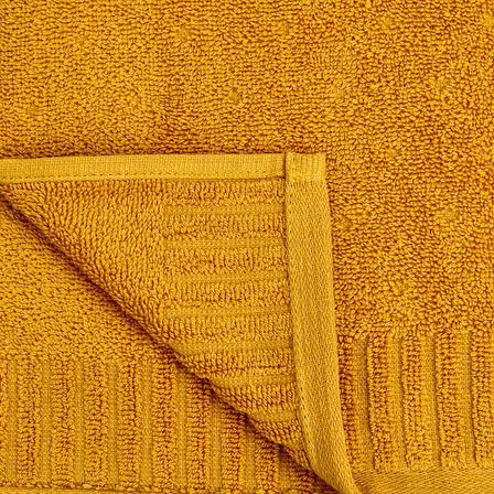 Soft Patte Banyo Havlusu - Hardal - 70x140 cm